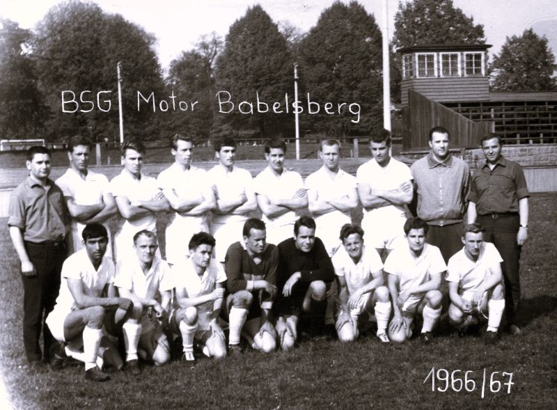 Motor Babelsberg auf dem Karl-Liebknecht-Sportplatz 1966/67 